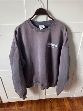 Minted Faded Mauve Crewneck Sweatshirt